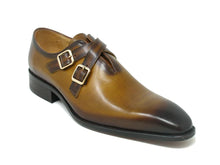 Load image into Gallery viewer, Carrucci Cross Strap Leather Loafer
