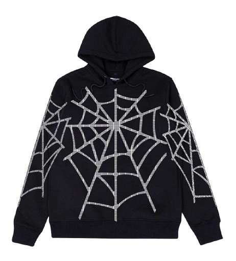 RHINESTONE WEB HOODIE SET – RASOOLS MENSWEAR RHINESTONE WEB HOODIE SET – RASOOLS MENSWEAR