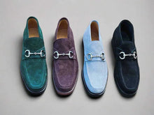 Load image into Gallery viewer, Suede Ankle Boot with Horsebit