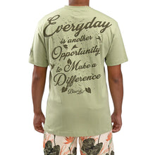 Load image into Gallery viewer, Blac Leaf Make A Difference Shirt Sage