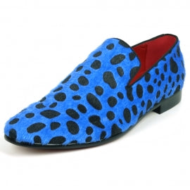 Black Blue Leopard Print Pony Hair Slip On Loafer Fiesso RASOOLS MENSWEAR Black Blue Leopard Print Pony Hair Slip On Loafer Fiesso RASOOLS MENSWEAR