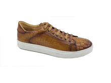 Load image into Gallery viewer, Embossed Alligator Calfskin Sneaker-Carrucci