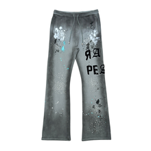 Load image into Gallery viewer, Washed Painted Tee/Rhinestone Detail Set
