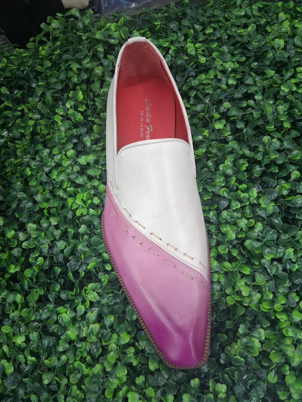 Emilio Italian Leather Two Tone Shoes