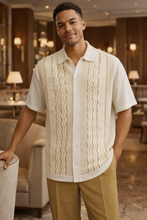 Load image into Gallery viewer, Silver Silk SS Knit Front Set
