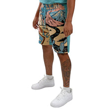 Load image into Gallery viewer, Blac Leaf Tapestry Knit AOP Short
