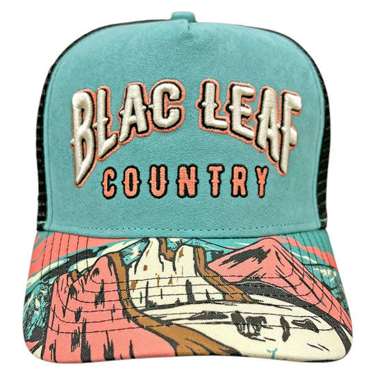 Blac Leaf For The Brave Trucker Hat