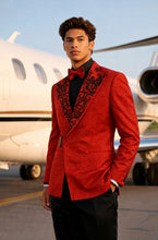 Load image into Gallery viewer, Manzini Fancy Blazer with Design on Collar
