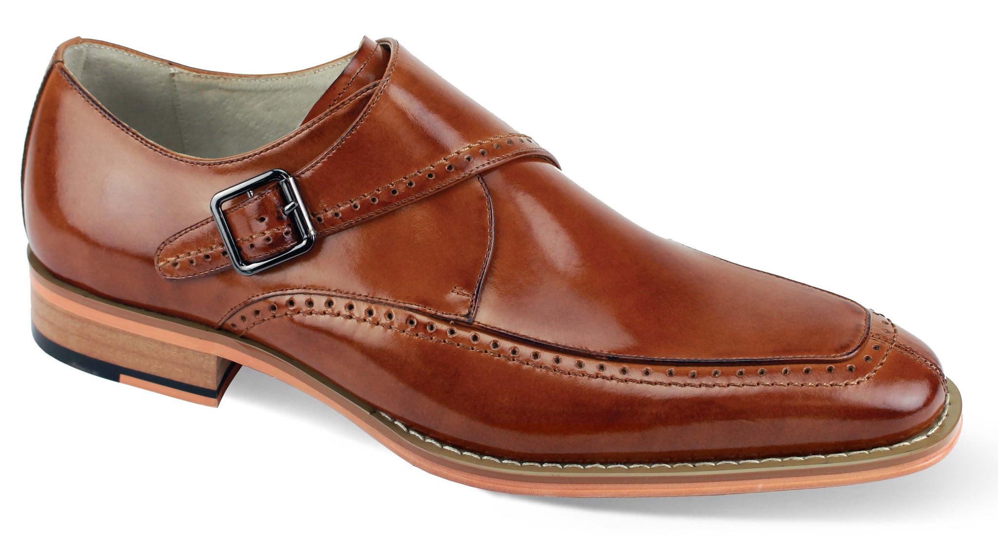 NEW GIOVANNI AMATO men’s tudor leather shoes in black amato-purple--01.jpg main image 3