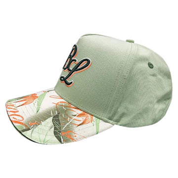 Blac Leaf Arrangement Dad Hat