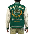 Load image into Gallery viewer, Blac Leaf Crowned Kings Bomber Jacket
