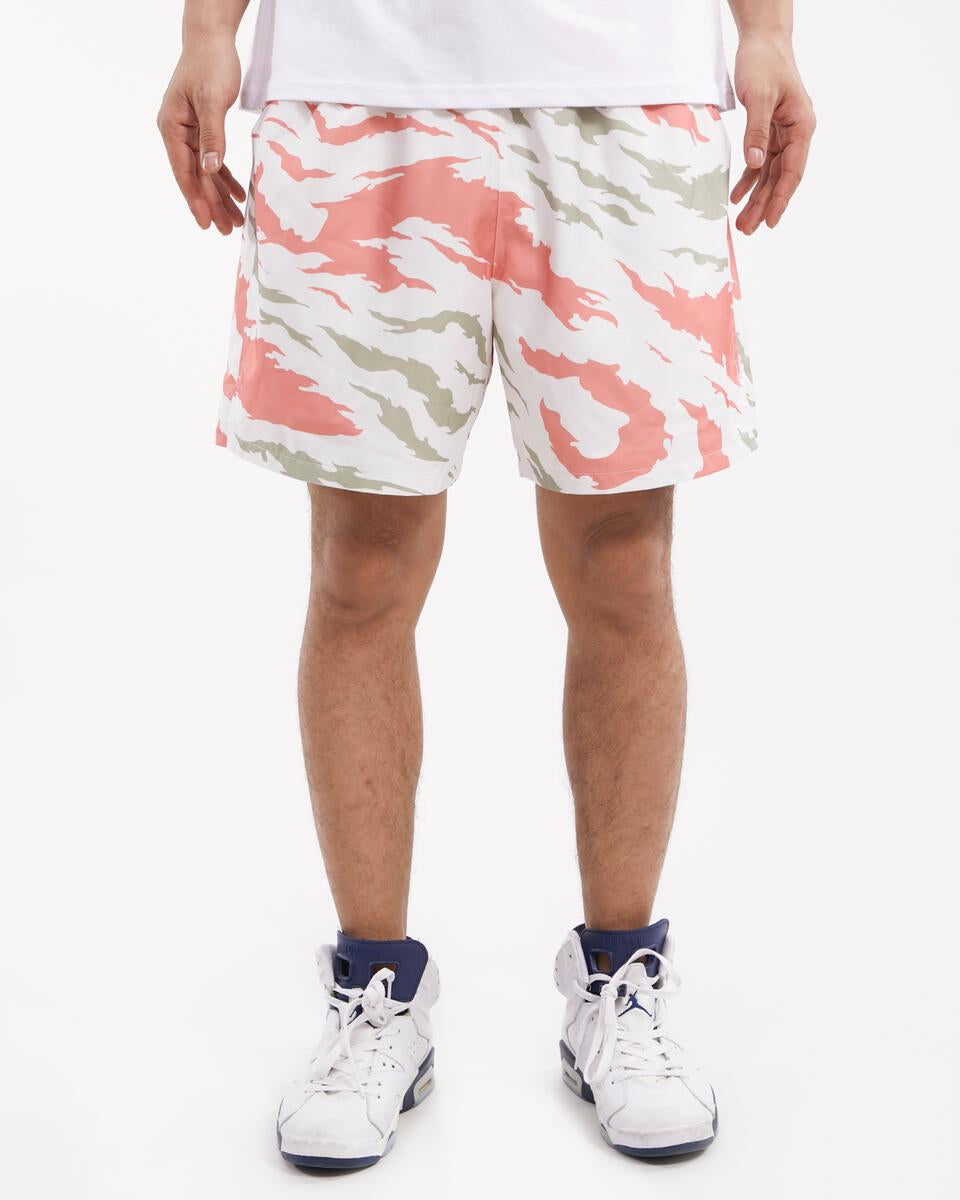 TIGER CAMO NYLON AOP SHORTS-ROKU