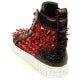 Load image into Gallery viewer, FI-2369 Red Spikes High Top Sneakers
