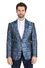 Load image into Gallery viewer, TWO TONE FLORAL BLAZER-BARABAS
