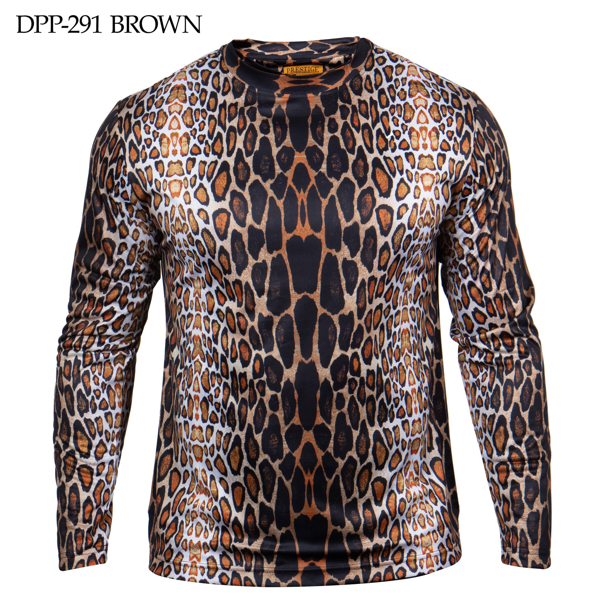CREW COLUMN PRINT L/S SHIRT-Prestige Original – RASOOLS MENSWEAR