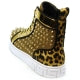 Load image into Gallery viewer, FI-2364 Gold High Top Sneakers by Fiesso
