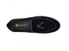 Velvet Sneaker with Leather Tassel - Carrucci