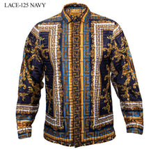 Load image into Gallery viewer, Navy Long Sleeve Lace - Prestige Originals
